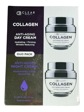 Collagen Anti Aging Day & Night Cream Duo Set New